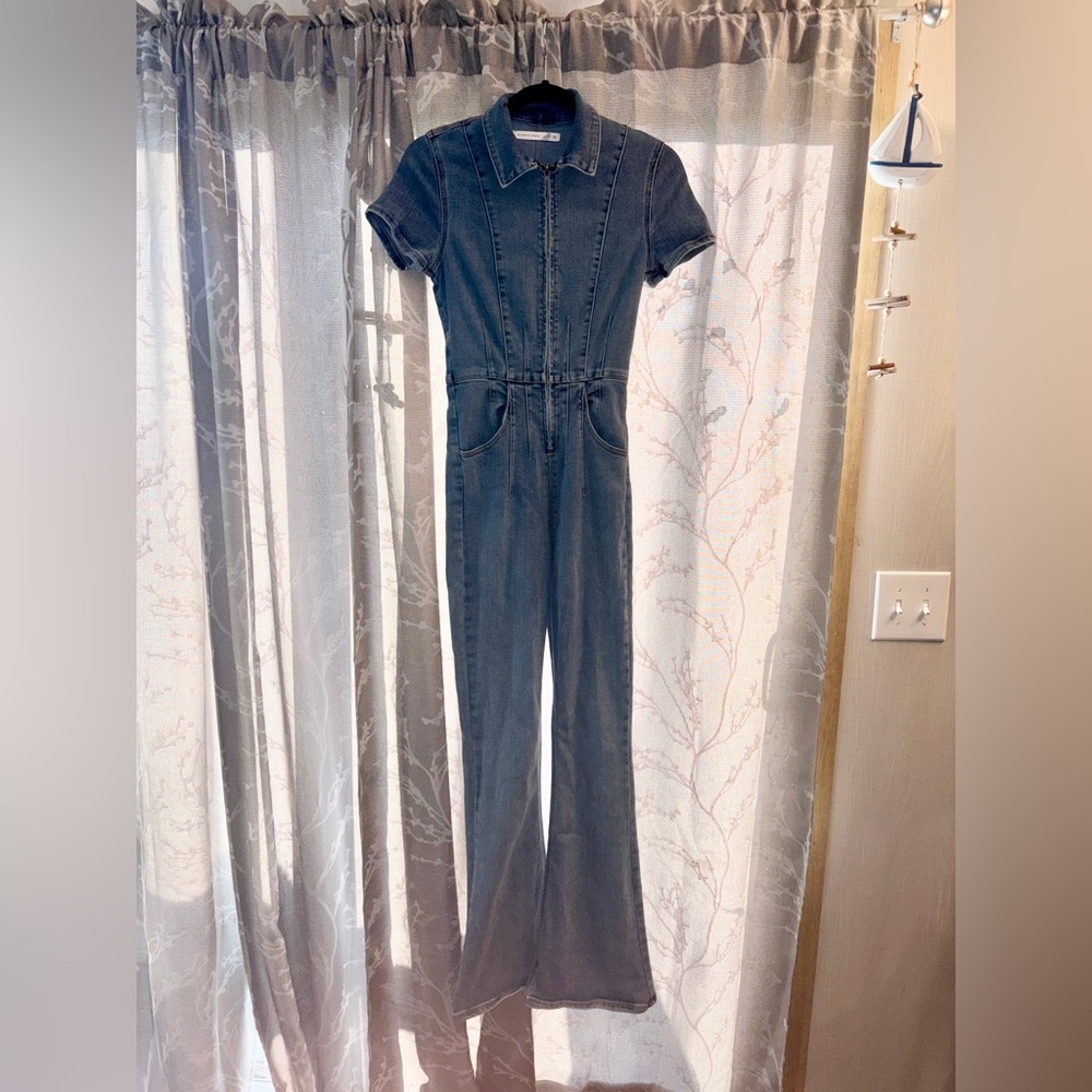 Altar'd State Dark Indigo Denim Jumpsuit